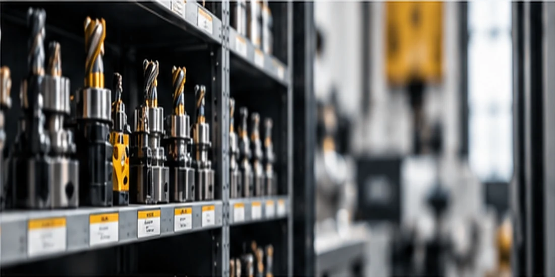 Tooling inventory technician managing a tool crib